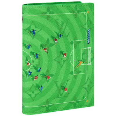 Обложка для паспорта Louis Vuitton Green Football купить в интернет-магазине Kicksmania