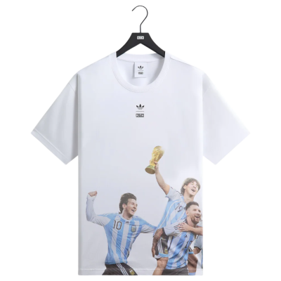 Футболка Kith x Messi for Adidas Football World Cup Graphic White купить в интернет-магазине Kicksmania