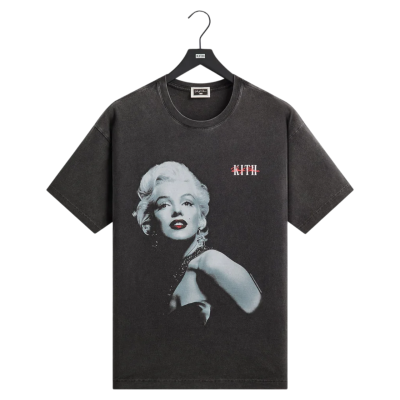 Футболка KITH x MARILYN MONROE GLAMOUR VINTAGE BLACK купить в интернет-магазине Kicksmania