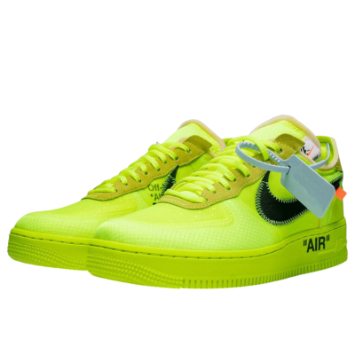 Nike Air Force 1 Low Off-White Volt купить в интернет-магазине Kicksmania