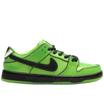 The Powerpuff Girls x Nike SB Dunk Low Green Kids купить в интернет-магазине Kicksmania