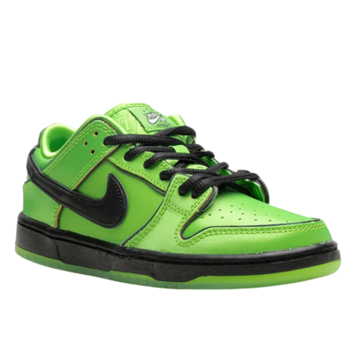 The Powerpuff Girls x Nike SB Dunk Low Green Kids купить в интернет-магазине Kicksmania