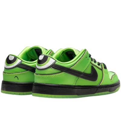 The Powerpuff Girls x Nike SB Dunk Low Green Kids купить в интернет-магазине Kicksmania