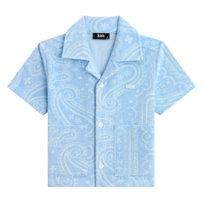 Детская рубашка Kith Paisley Jacquard Camp купить в интернет-магазине Kicksmania