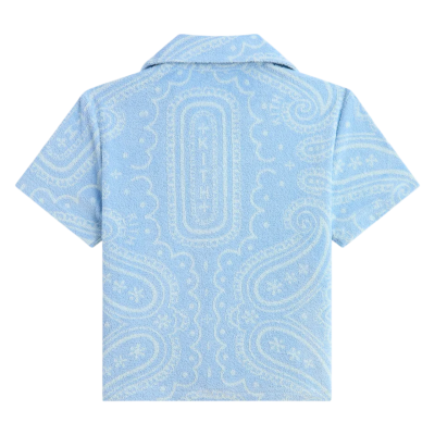 Детская рубашка Kith Paisley Jacquard Camp купить в интернет-магазине Kicksmania
