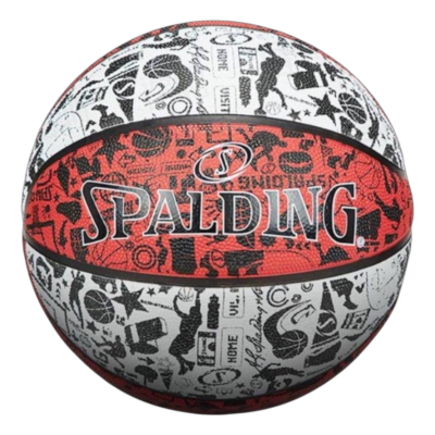Баскетбольный мяч Spalding Graffity Red White Black купить в интернет-магазине Kicksmania