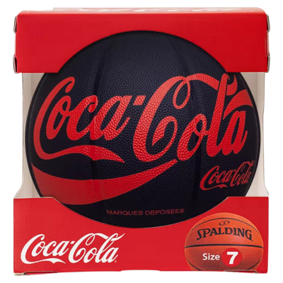 Баскетбольный мяч Spalding Coca Cola Black Red купить в интернет-магазине Kicksmania