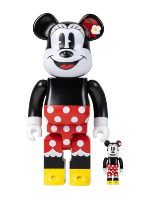 BearBrick Minnie Mouse 400% 100% купить в интернет-магазине Kicksmania