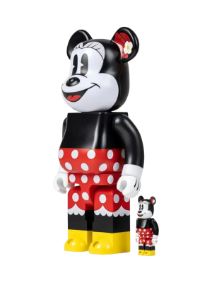 BearBrick Minnie Mouse 400% 100% купить в интернет-магазине Kicksmania