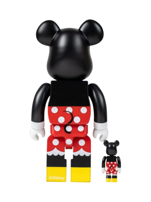 BearBrick Minnie Mouse 400% 100% купить в интернет-магазине Kicksmania