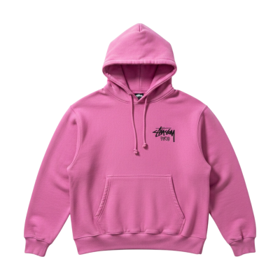 Толстовка Stussy Paris Pink купить в интернет-магазине Kicksmania