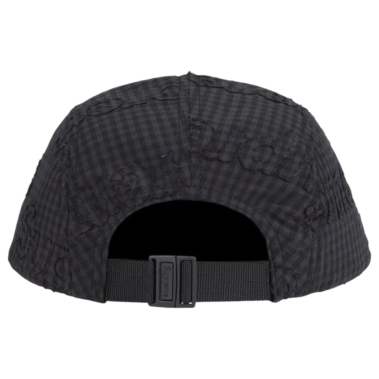 Кепка Supreme Monogram Gingham Black купить с доставкой по всей