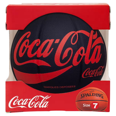 Баскетбольный мяч Spalding Coca Cola Black Red купить в интернет-магазине Kicksmania