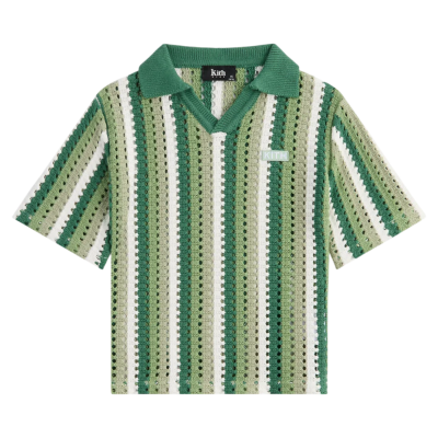 ПОЛО KITH KIDS OPEN KNIT PULLOVER POLO SAGE купить в интернет-магазине Kicksmania