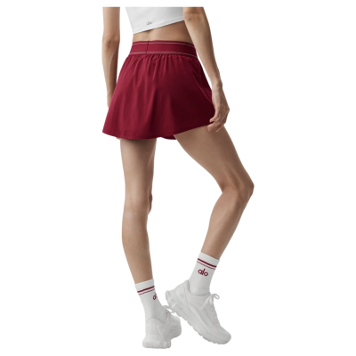 Теннисная юбка Alo Yoga Match Point Summer Romance Red купить в интернет-магазине Kicksmania