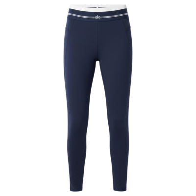 Леггинсы Alo Yoga Airbrush High-Waist 7/8 Better Together Navy/White купить в интернет-магазине Kicksmania