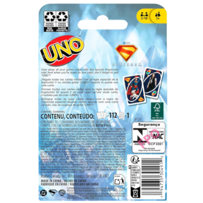 Настольная Игра UNO Superman купить в интернет-магазине Kicksmania