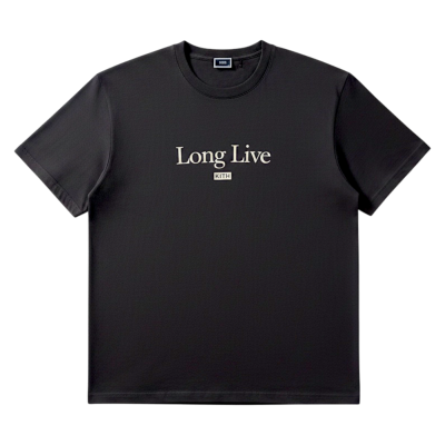 Футболка KITH LONG LIVE QUOTE BLACK купить в интернет-магазине Kicksmania