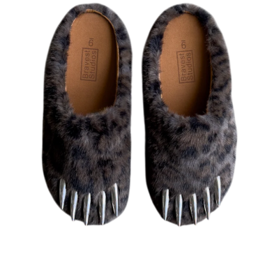 Bravest Studios Dark Leopard Claw Mules купить в интернет-магазине Kicksmania