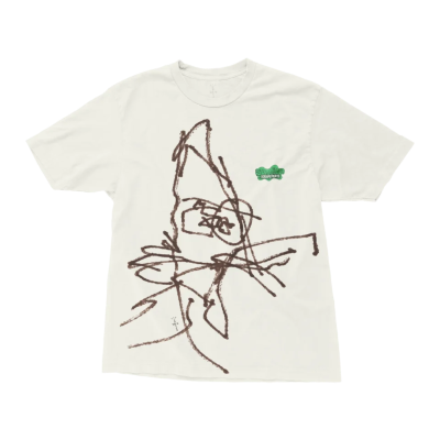 Футболка Cactus Jack By Travis Scott x Spongebob Doodlebob II Tee купить в интернет-магазине Kicksmania