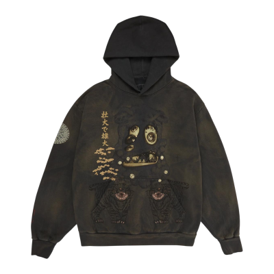 Толстовка TRAVIS SCOTT X TAKASHI MURAKAMI HOLLOW HOODIE купить в интернет-магазине Kicksmania