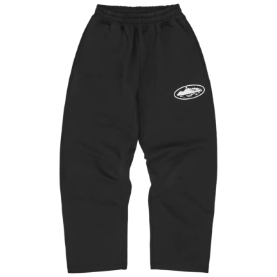 Штаны Corteiz Island Puff Print Black купить в интернет-магазине Kicksmania