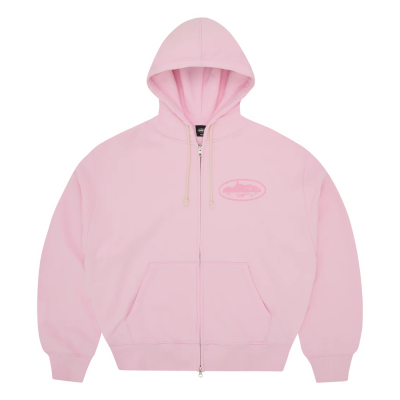 Толстовка Corteiz Island Puff Zip Pink купить в интернет-магазине Kicksmania