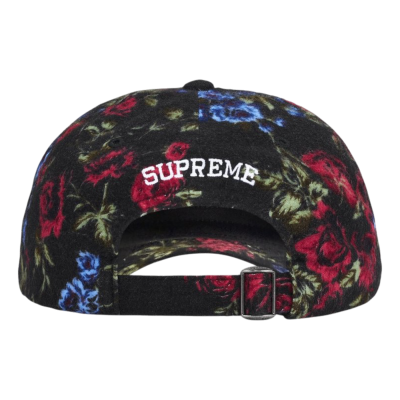 Кепка Supreme Floral Flannel 6-Panel Black купить в интернет-магазине Kicksmania — фото 2