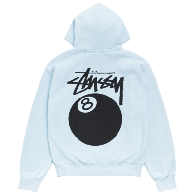 Толстовка Stussy 8-Ball Light Blue купить в интернет-магазине Kicksmania — фото 2