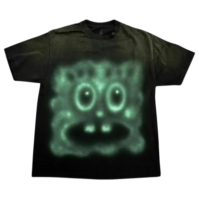 Футболка Cactus Jack By Travis Scott x Spongebob Burger Black купить в интернет-магазине Kicksmania