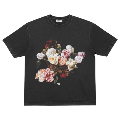 Футболка KITH X NEW ORDER FLORALS VINTAGE BLACK купить в интернет-магазине Kicksmania