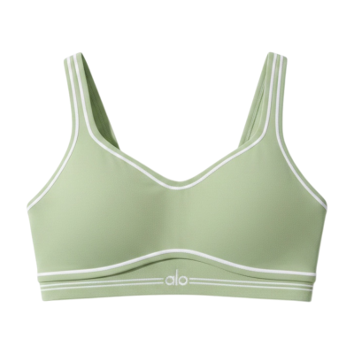 ТОП Alo Yoga Airbrush Heart Throb Dune Grass/White купить в интернет-магазине Kicksmania
