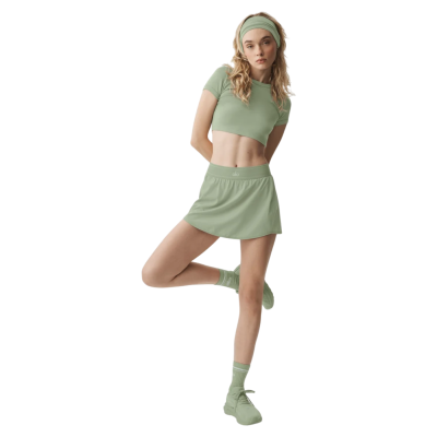 Теннисная юбка Alo Yoga Match Point Dune Grass купить в интернет-магазине Kicksmania — фото 2