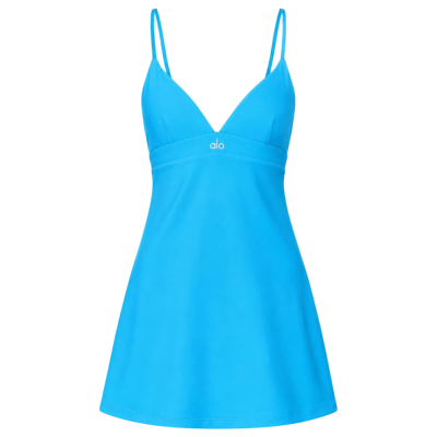 Платье ALO Yoga Airbrush Splendor Azure Blue купить в интернет-магазине Kicksmania