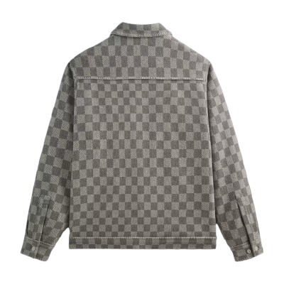 РУБАШКА KITH BOUCLE PLAID BOXY COLLARED OVERSHIRT купить в интернет-магазине Kicksmania — фото 2