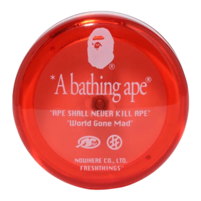 Игрушка BAPE X FRESHTHINGS TRANSLUCENT YOYO RED купить в интернет-магазине Kicksmania