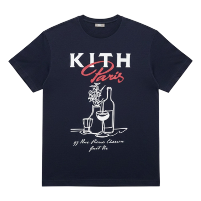 ФУТБОЛКА KITH PARIS VINTAGE NAVY купить в интернет-магазине Kicksmania