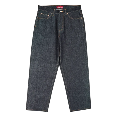 Джинсы Supreme Baggy Selvedge Rigid Indigo купить в интернет-магазине Kicksmania