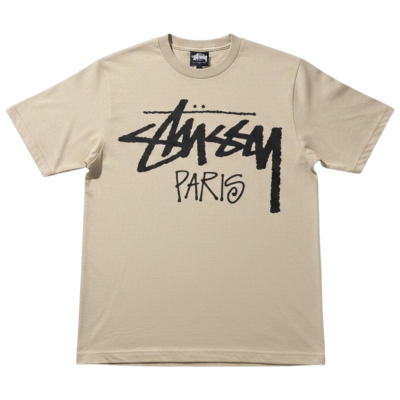 Футболка Stussy Paris Beige купить в интернет-магазине Kicksmania — фото 2