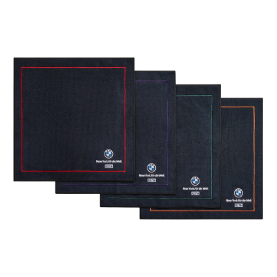 Набор салфеток Kith for BMW Pack of 4 Microfiber Black купить в интернет-магазине Kicksmania