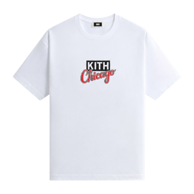 Футболка Kith Chicago Classic Logo White купить в интернет-магазине Kicksmania