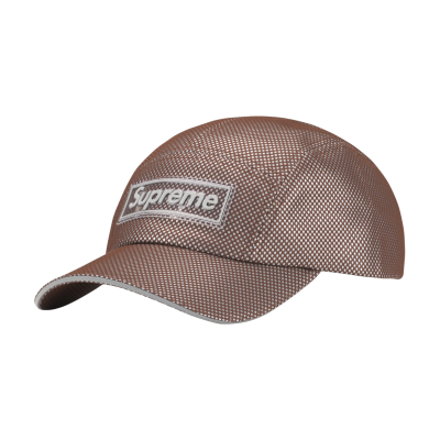 Кепка Supreme Metallic Mesh Camp Brown купить в интернет-магазине Kicksmania