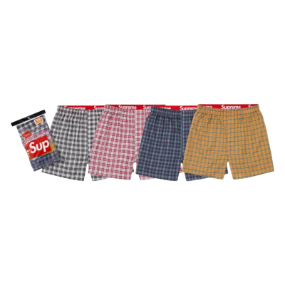 Набор Боксеров SUPREME HANES PLAID 4-Pack купить в интернет-магазине Kicksmania — фото 2