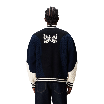 Свитер Kith x Needles Wyona Full Zip Black купить в интернет-магазине Kicksmania — фото 6