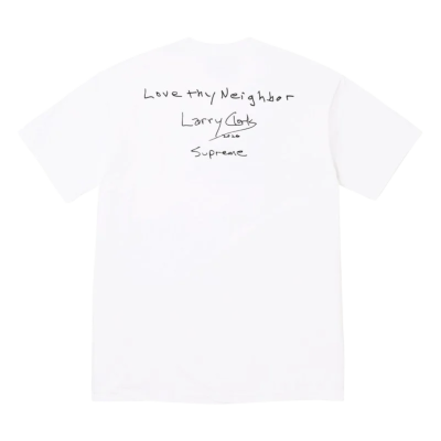 Футболка Supreme x Larry Clark Neighbor White купить в интернет-магазине Kicksmania — фото 2