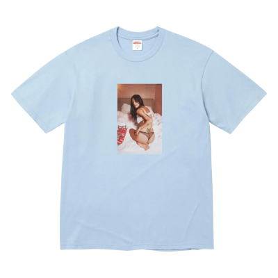 Футболка Supreme x Larry Clark Neighbor Powder Blue купить в интернет-магазине Kicksmania
