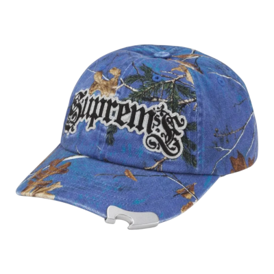 Кепка Supreme Bottle Opener 6-Panel Royal Camo купить в интернет-магазине Kicksmania