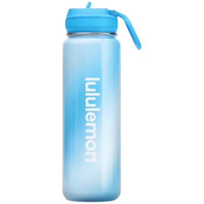 Бутылка Lululemon Back To Life Sport Straw Lid 24oz Blue Gradient купить в интернет-магазине Kicksmania