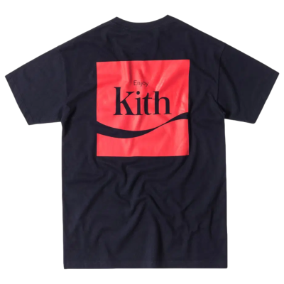 Футболка Kith x Coca Cola Enjoy Navy купить в интернет-магазине Kicksmania — фото 2