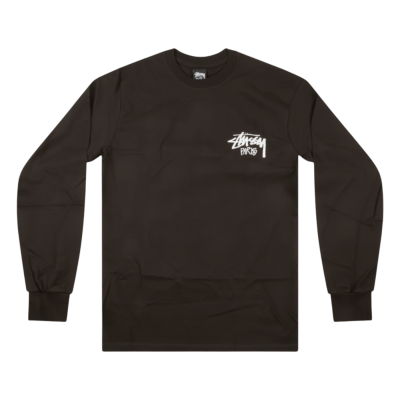 Лонгслив Stussy Paris Chocolate купить в интернет-магазине Kicksmania